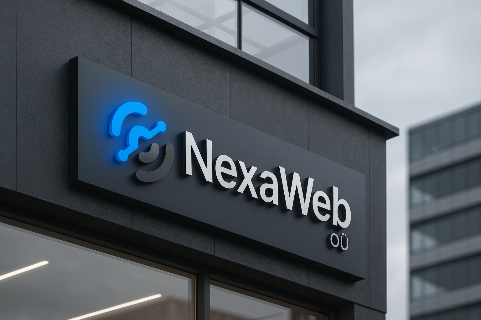 Modern digital agency storefront for NexaWeb OÜ