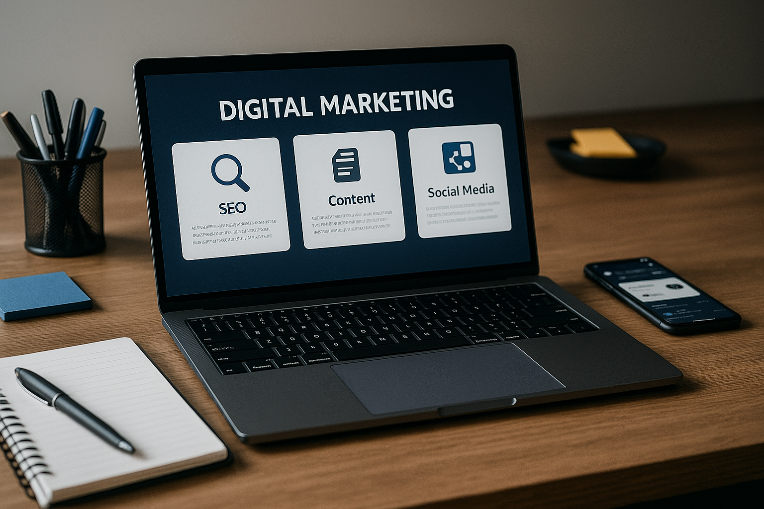 Modern digital marketing strategy for NexaWeb OÜ